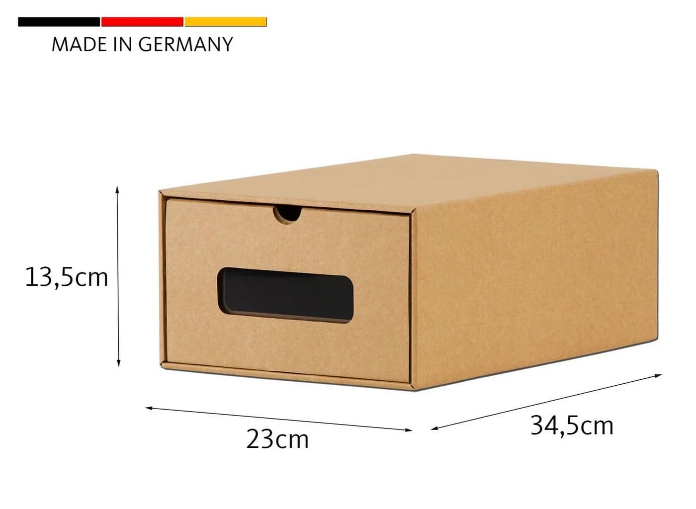 BigDean Schuhbox 30er Set Stapelbar mit Sichtfenster & Schublade - Bild 5