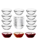 Luminarc Dipschale Glas Set 18-tlg. Stapelbar Transparent Bild 2