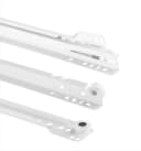 BigDean Schubladenschienen 250mm Weiß Teilauszug Bild 3