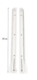BigDean Schubladenschienen 250mm Weiß Teilauszug Bild 5