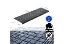 BigDean Stufenmatte 3x Schwarz Gummi Rutschfest Selbstklebend Bild 1