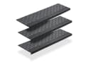 BigDean Stufenmatte 3x Schwarz Gummi Rutschfest Selbstklebend Bild 2