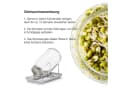 BigDean Sprossenglas 1000ml mit Edelstahl-Deckel und Ständer Bild 5