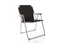 BigDean Klappstuhl Set 2x Schwarz Silber Grau Faltstuhl Camping Bild 2