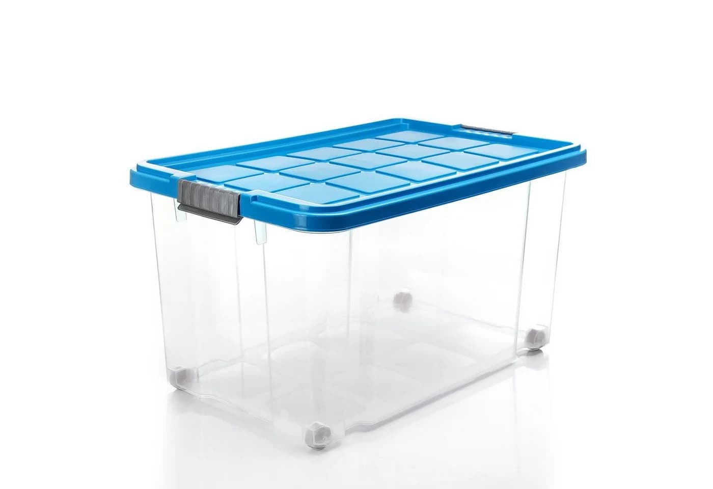 Azurblaue Aufbewahrungsbox 60x60x60 cm