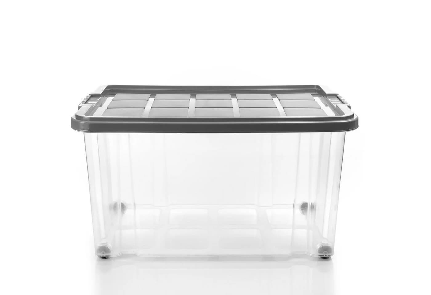 BigDean Aufbewahrungsbox 4x 60 L Kunststoff Stapelbox - Bild 4