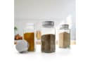 BigDean Gewürzbehälter 12er Set Glas Luftdicht Eckig Bild 4