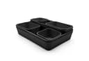 BigDean Schubladen Organizer 8-tlg. Schwarz PP-Kunststoff Set Bild 2