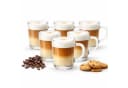 BigDean Latte-Macchiato-Gläser 6-tlg. mit Henkel 230 ml Glas transparent Bild 2