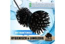 BigDean Silikon WC-Reinigungsbürste 4er Set Schwarz Bild 1