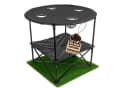 BigDean Campingtisch Faltbar 4 Getränkehalter 2fache Ablage Camping Tisch Bild 2