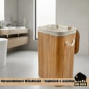 BigDean Wäschebox Bambus 72L Wäschesammler Bild 4