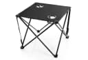 BigDean Campingtisch Faltbar Schwarz 30kg Belastbar mit Getränkehaltern Bild 2