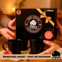 BigDean Kaffeetassen 6er Set 400ml Schwarz Matt Keramik Bild 1