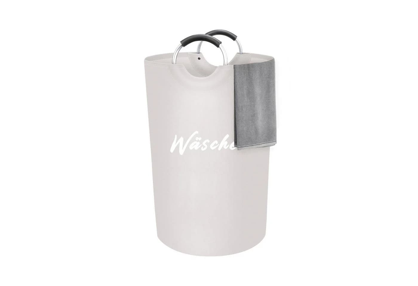 hausleben Wäschekorb 90L Aluminiumgriffe Faltbar - Bild 2