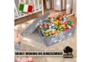 BigDean Aufbewahrungsbox 3er Set 45 Liter Pappe Bild 3