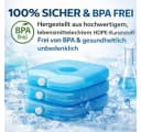 BigDean Kühlbox 24 Liter Set mit 6 Kühlakkus Blau/Weiß Bild 5