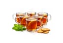BigDean Teeglas Set 6-tlg. mit Henkel 230 ml Glas transparent Bild 2