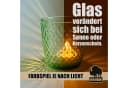 BigDean Teelichthalter Windlicht Glas grün 4er Set Bild 1