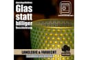 BigDean Teelichthalter Windlicht Glas grün 6er Set Bild 4