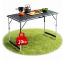 BigDean Klapptisch Höhenverstellbar Stabil Campingtisch Bild 2