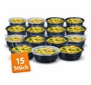BigDean Meal Prep Boxen 700 ml – 15 Stück Runde Schalen mit Deckel – BPA frei Bild 2