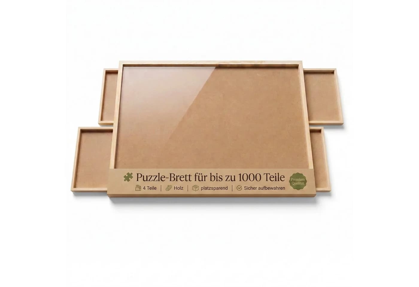 BigDean Puzzleunterlage mit 4 Schubladen Holzkonstruktion - Bild 2
