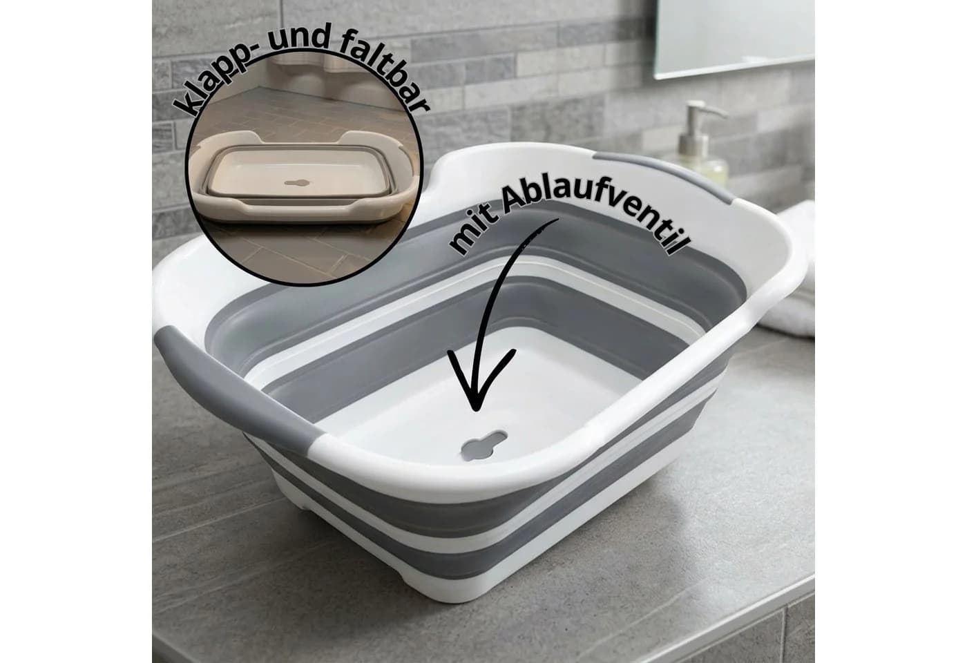 BigDean Allzweckkorb mit Beinen und Abfluss - Bild 5