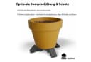 BigDean Standfuß 4x Füßchen für Blumentopf Anthrazit (24 St.) Bild 5