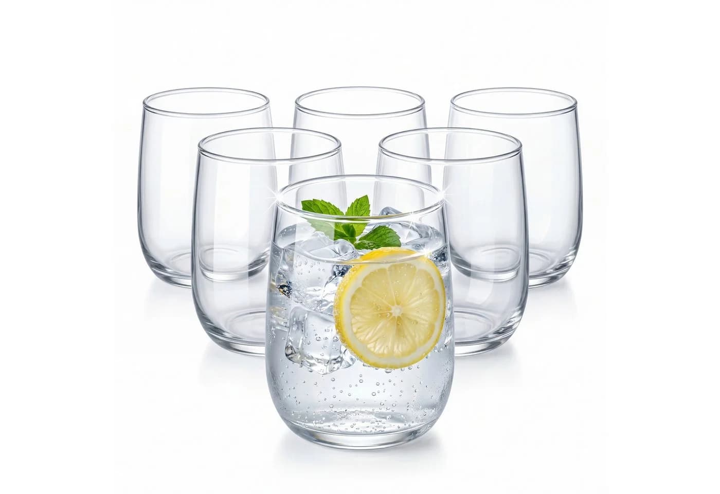 BigDean Glas-Set 6-tlg. 320 ml Trinkgläser Transparent - Bild 2