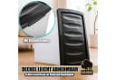 BigDean Aufbewahrungsbox 3x 80 L mit Deckel und Rollen Bild 5