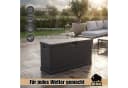 BigDean Auflagenbox 210L extra schmal Holzoptik mit Rollen Bild 5