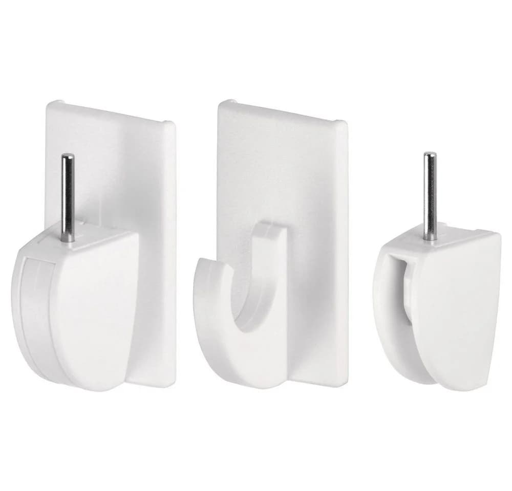 tesa POWERSTRIPS® Vario Gardinenhaken Weiß 4 St. - Bild 3