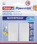 Tesa Klebehaken Powerstrip 2er-Set Wasserfest Weiß Bild 2