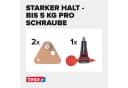 Tesa Klebehaken 2er Pack für Mauerwerk und Stein, Halteleistung 10 kg Bild 3