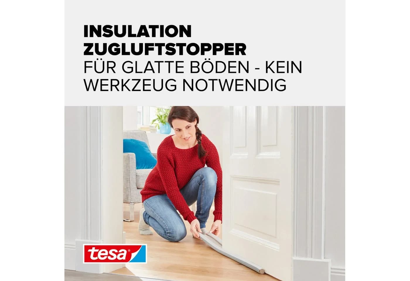 tesa Türbodendichtung INSULATION Zugluftstopper Weiß - Bild 3