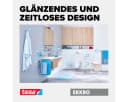 Tesa Klebehaken EKKRO Bademantelhaken Chrom, Badezimmer, Handtuchhalterung selbstklebend & ohne Bohren - silber glänzend Bild 3