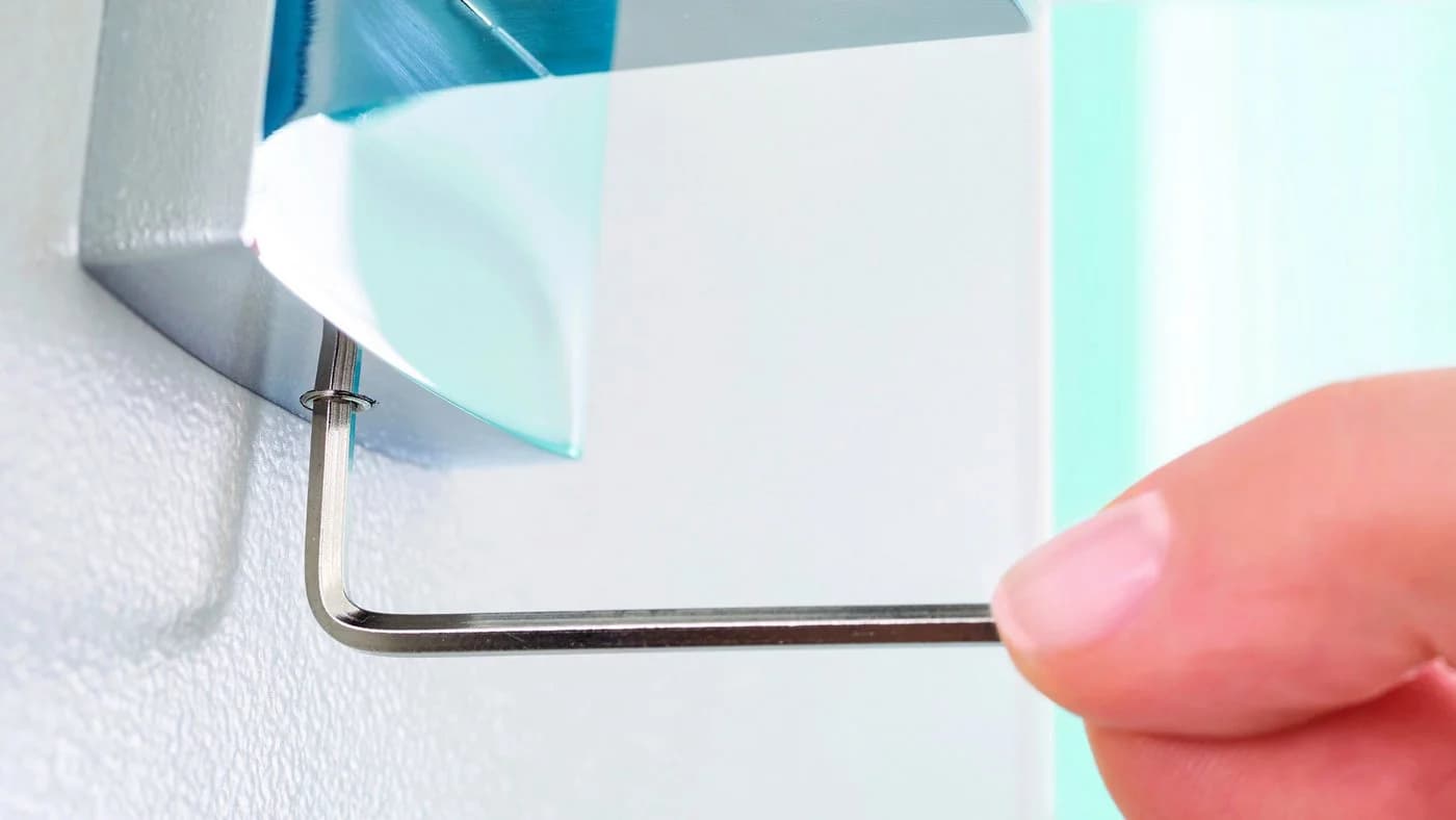 Flüssigseifenspender aus Edelstahl und Glas - Bild 3