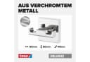 tesa Handtuchhaken DELUXXE Chrom silber glänzend selbstklebend Bild 3
