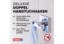 tesa Handtuchhaken DELUXXE Chrom silber glänzend selbstklebend Bild 4
