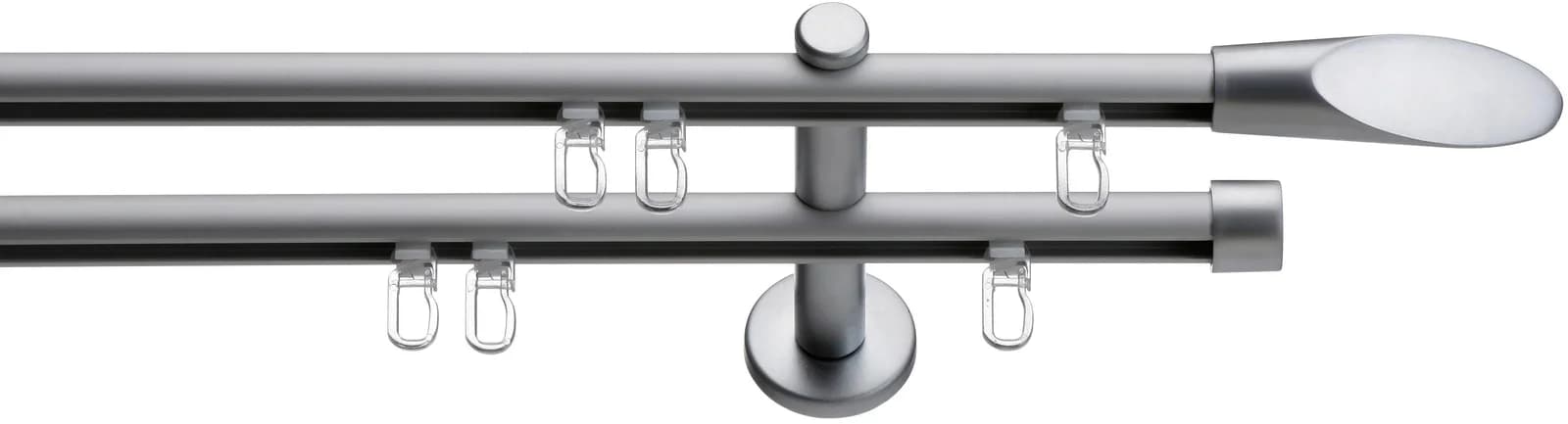 Gardinenstange INDEKO Marbella Silber Aluminium