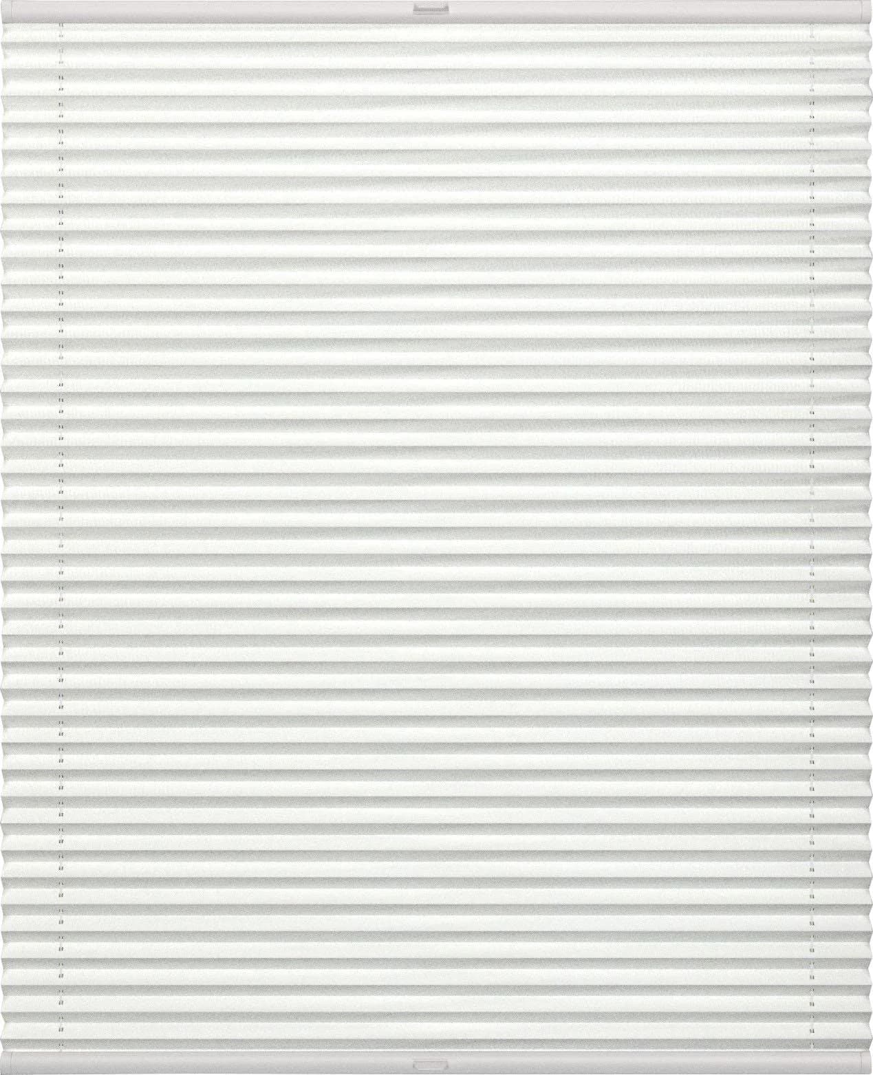 Plissee INDEKO Simple Weiß Maßanfertigung Polyester