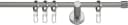 INDEKO Gardinenstange Linz Komplett-Set Silber 160cm Bild 2