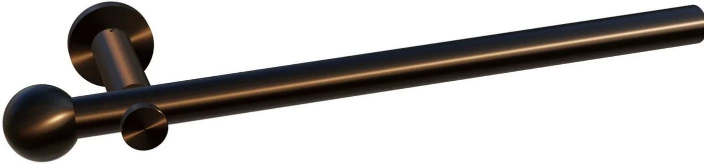 indeko Gardinenstange Colombes Edelstahl-Optik 20mm 1-läufig - Bild 3