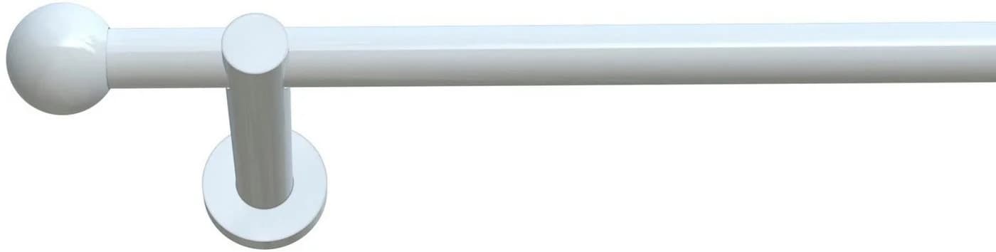 indeko Gardinenstange Colombes Edelstahl-Optik 20mm 1-läufig - Bild 3
