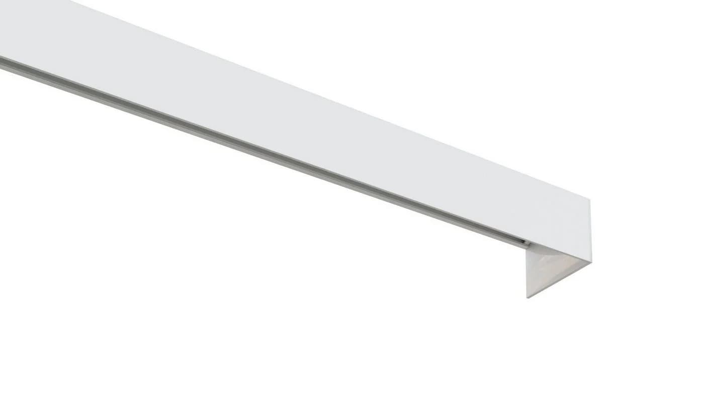 INDEKO Innenlaufschiene Stockholm 2-läufig Weiß Aluminium