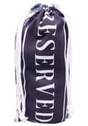 Capelli New York Strandtuch blau combo Microfaser mit Tasche Bild 1