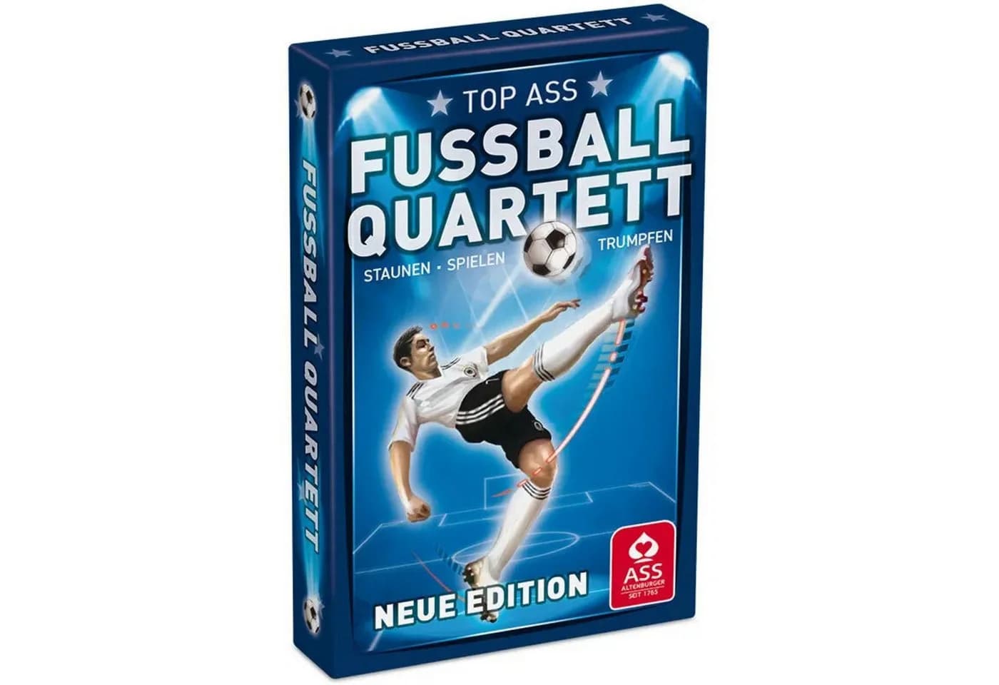 Cartamundi TOP ASS Giga Quartett Fußball Kartenspiel 7-12 Jahre