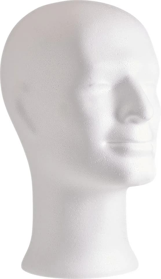 VBS Styropor-Figur Männerkopf 33 cm
