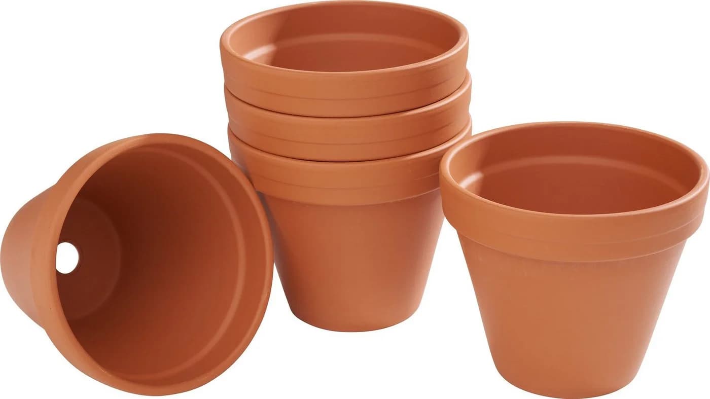 VBS Blumentopf Terrakotta Ø 13 cm, 10er Pack